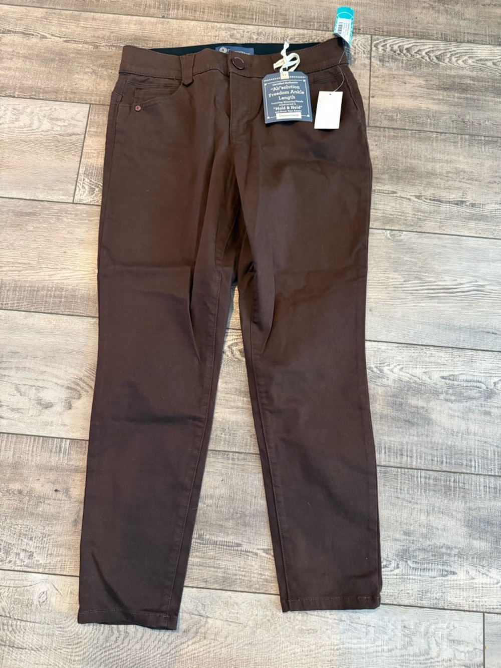 Democracy Chocolate Brown Ankle Pants